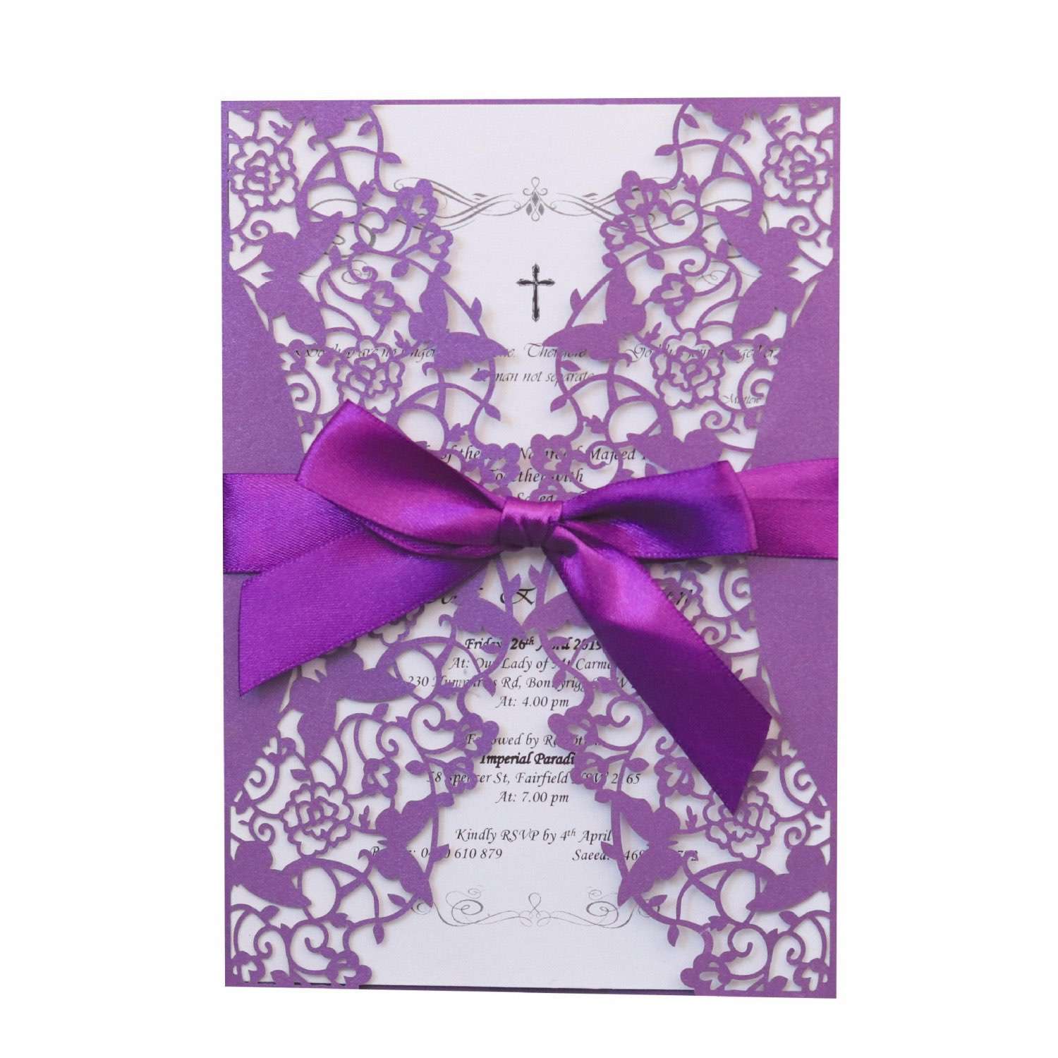 Beautiful Invitation Card  Latest Wedding Invitation Butterfly Invitation
